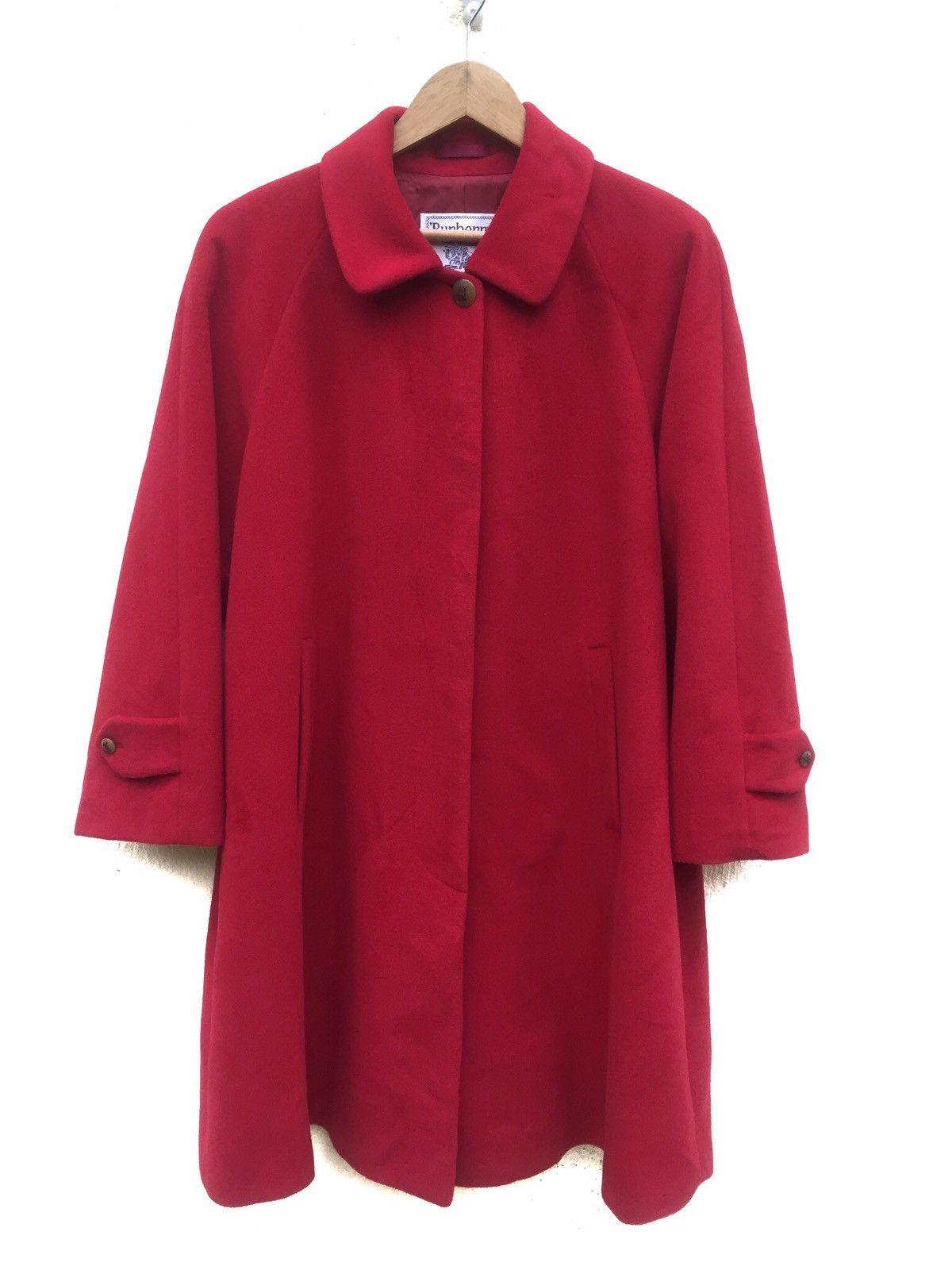Burberry Prorsum × Vintage Red burberrys wool trench coat Size US S / EU 44-46 / 1 - 1 Thumbnail