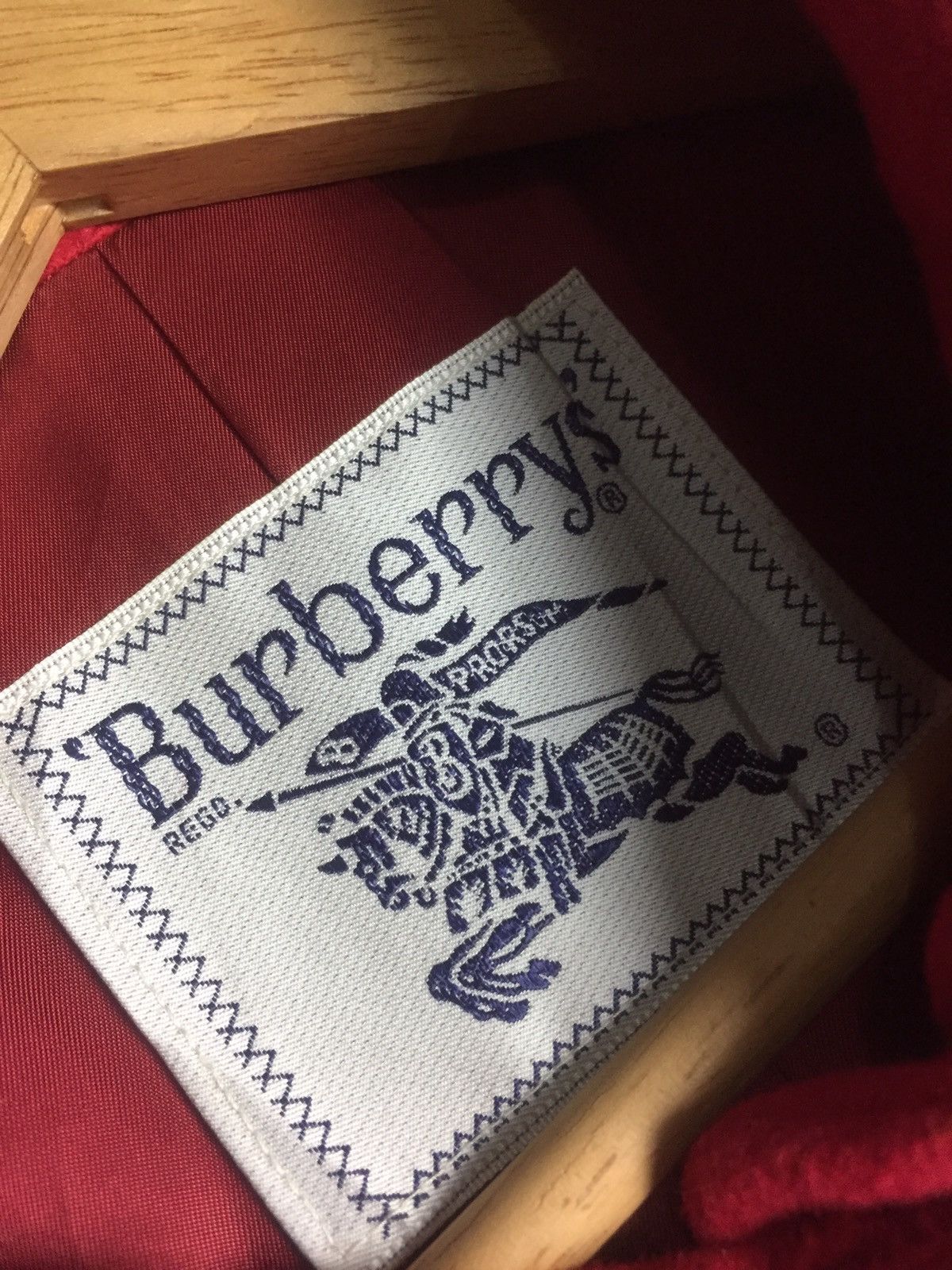 Burberry Prorsum × Vintage Red burberrys wool trench coat Size US S / EU 44-46 / 1 - 14 Thumbnail