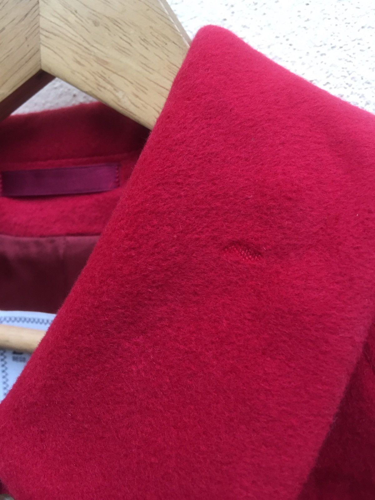 Burberry Prorsum × Vintage Red burberrys wool trench coat Size US S / EU 44-46 / 1 - 8 Thumbnail