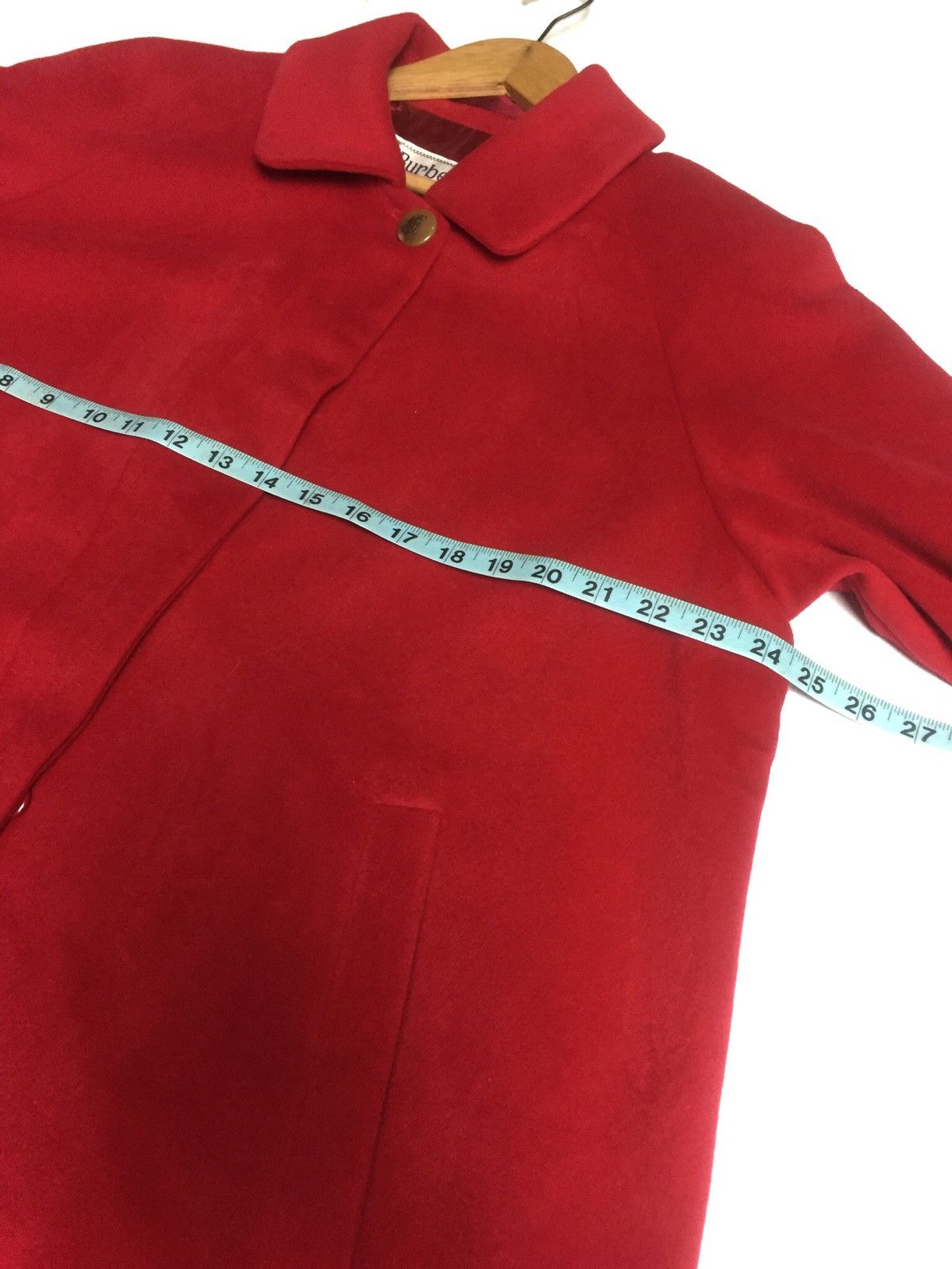 Burberry Prorsum × Vintage Red burberrys wool trench coat Size US S / EU 44-46 / 1 - 10 Thumbnail