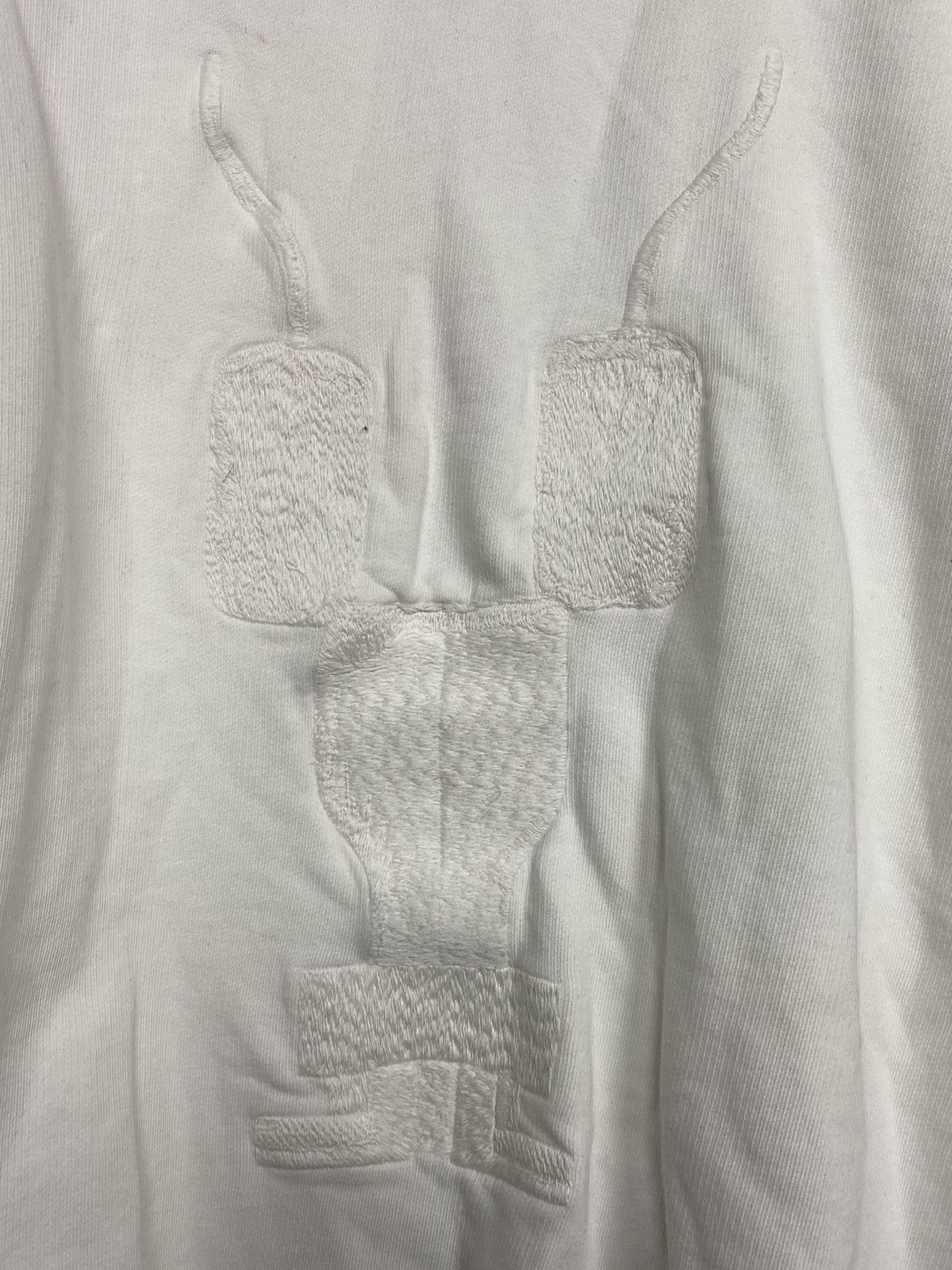 Rick Owens DRKSHDW SS18 Embroidered Logo Crewneck Size US S / EU 44-46 / 1 - 3 Thumbnail