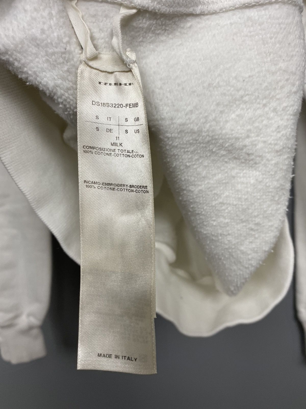 Rick Owens DRKSHDW SS18 Embroidered Logo Crewneck Size US S / EU 44-46 / 1 - 7 Thumbnail