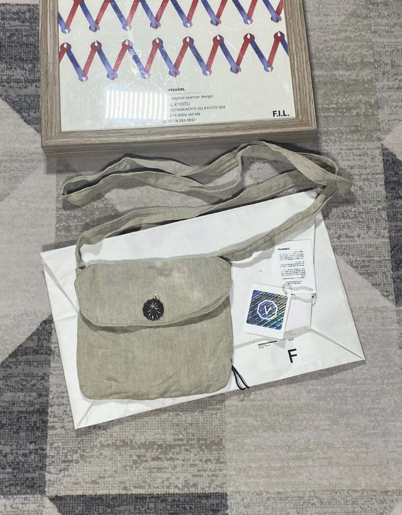 image of Visvim Medicine Bag in Grey, Men's