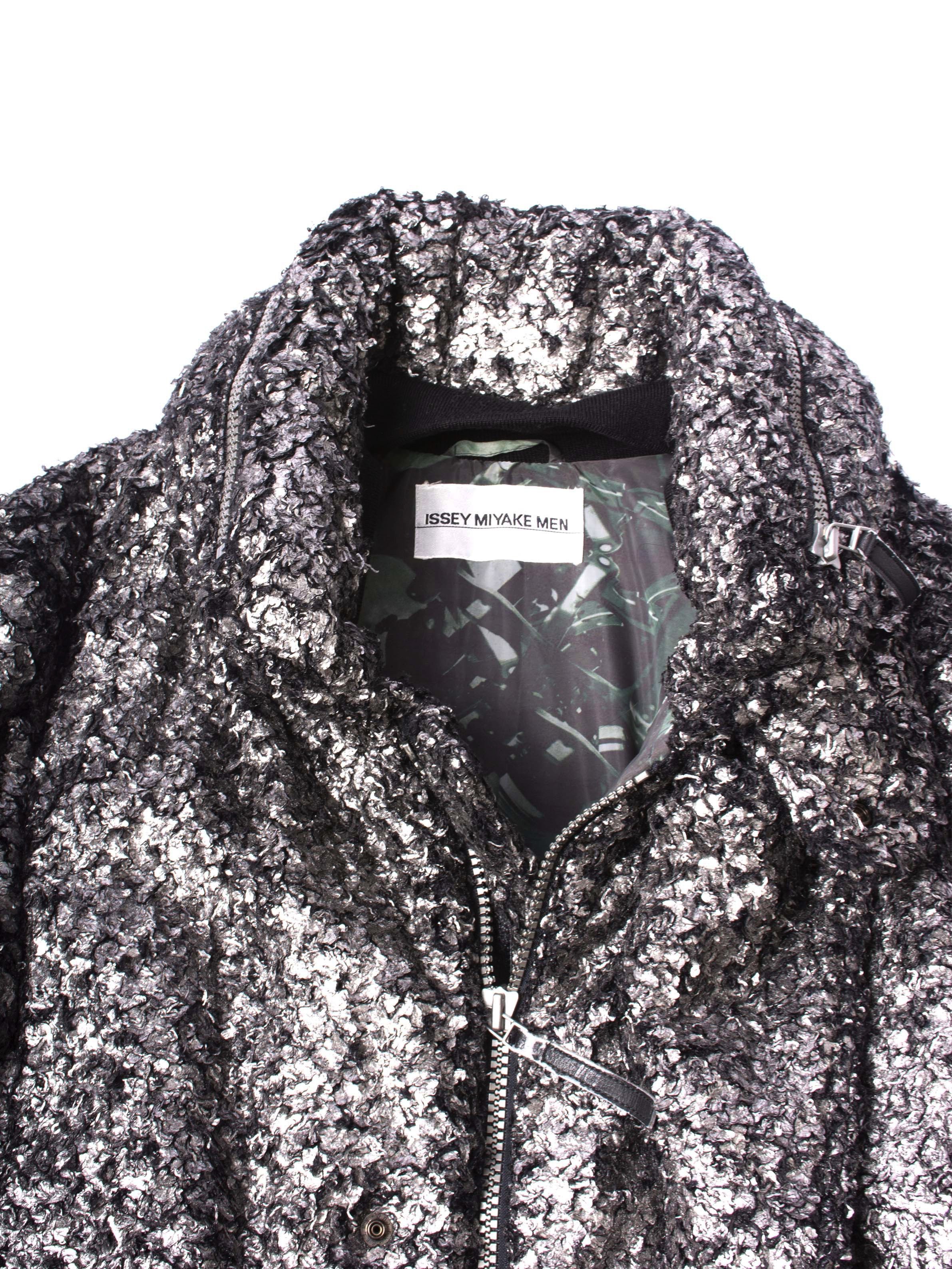Issey Miyake Archive AW97 Metallic Seaweed Down Jacket Size US L / EU 52-54 / 3 - 12 Thumbnail