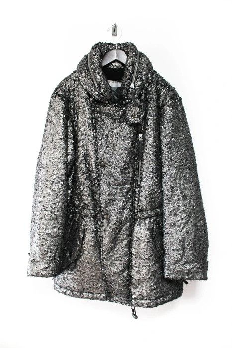 Issey Miyake Archive AW97 Metallic Seaweed Down Jacket Size US L / EU 52-54 / 3 - 1 Thumbnail