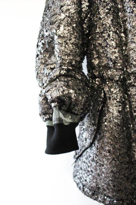 Issey Miyake Archive AW97 Metallic Seaweed Down Jacket Size US L / EU 52-54 / 3 - 14 Thumbnail