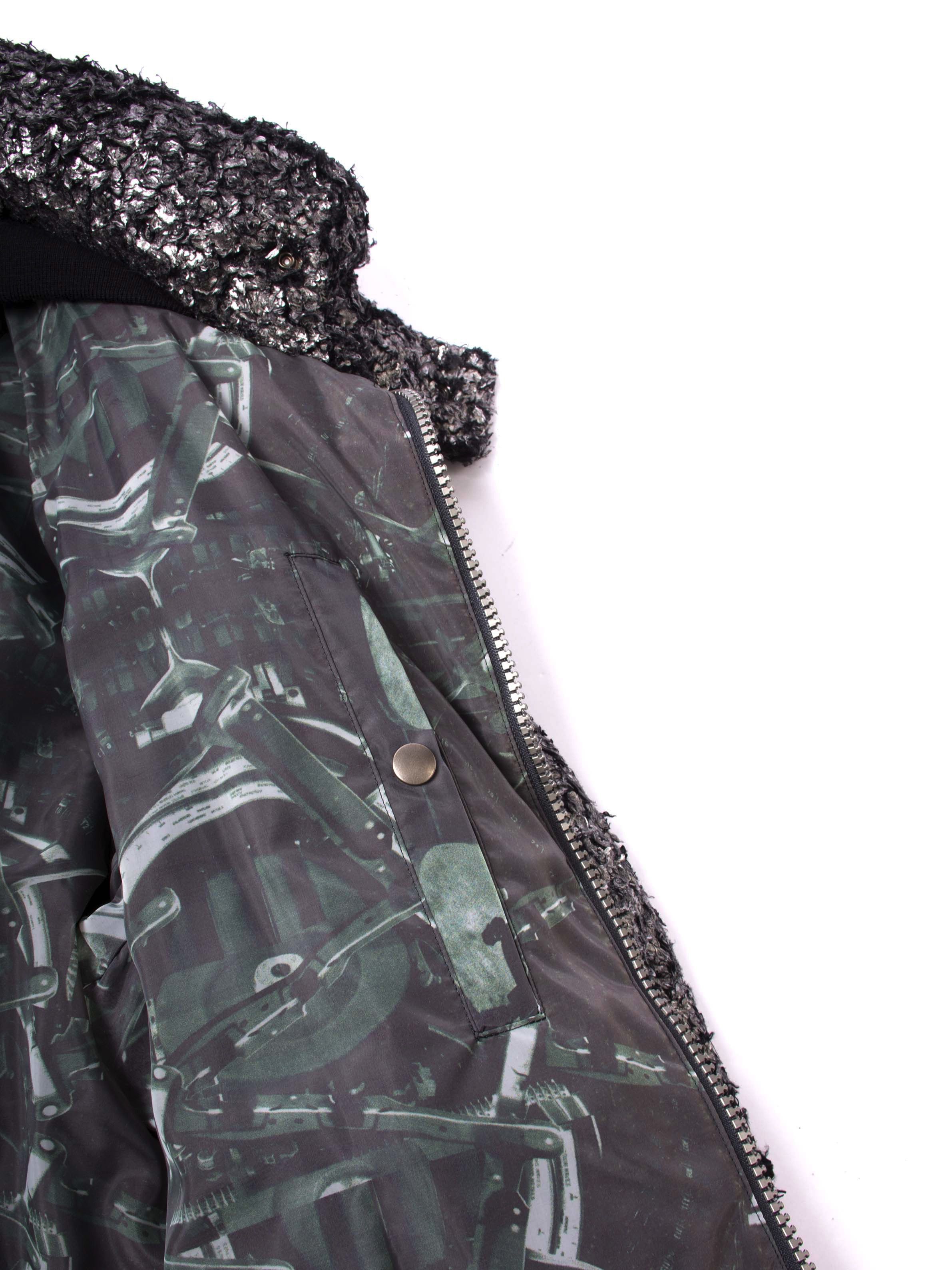 Issey Miyake Archive AW97 Metallic Seaweed Down Jacket Size US L / EU 52-54 / 3 - 8 Thumbnail