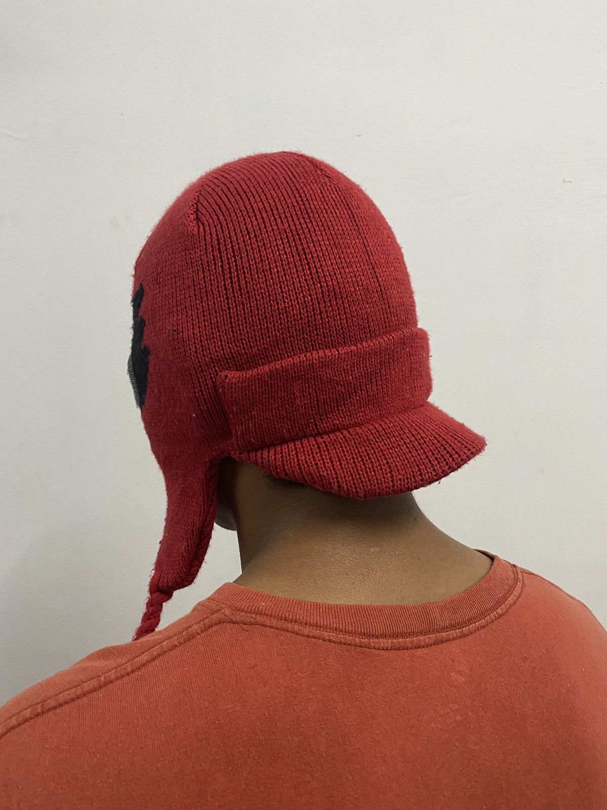 Japanese Brand Kosakahigashi Mysterio Funny Beanie Hat Size ONE SIZE - 4 Thumbnail