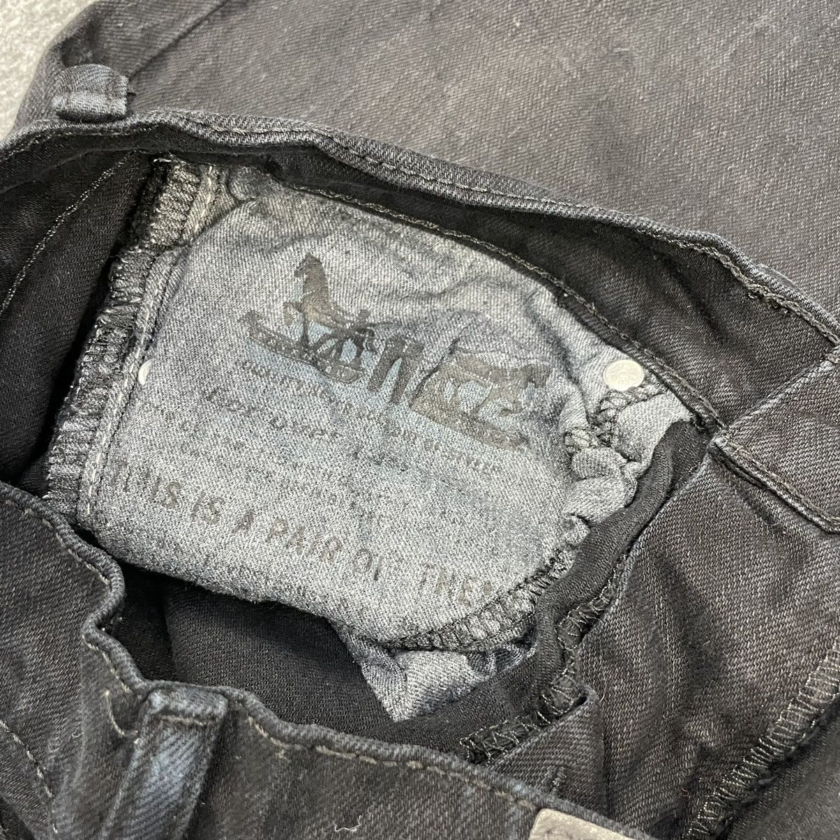 Levi's × Vintage Vintage Levi's 511 Distressed Super Black -wc032 Size US 30 / EU 46 - 7 Thumbnail