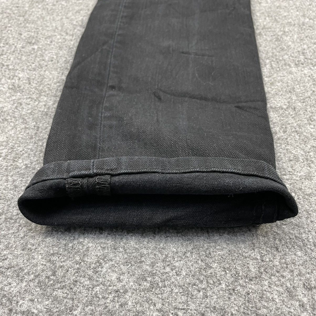 Levi's × Vintage Vintage Levi's 511 Distressed Super Black -wc032 Size US 30 / EU 46 - 3 Thumbnail