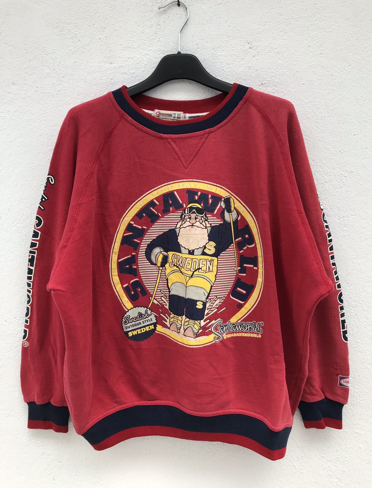 Captain Santors × Vintage Santaworld Swedish Outdoor Style Crewneck Sweatshirt Size US XL / EU 56 / 4 - 1 Thumbnail
