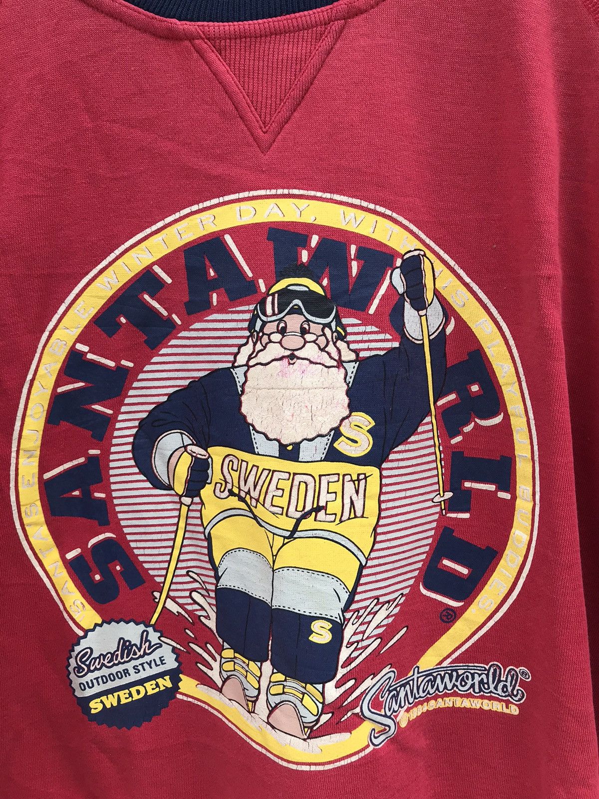 Captain Santors × Vintage Santaworld Swedish Outdoor Style Crewneck Sweatshirt Size US XL / EU 56 / 4 - 2 Thumbnail