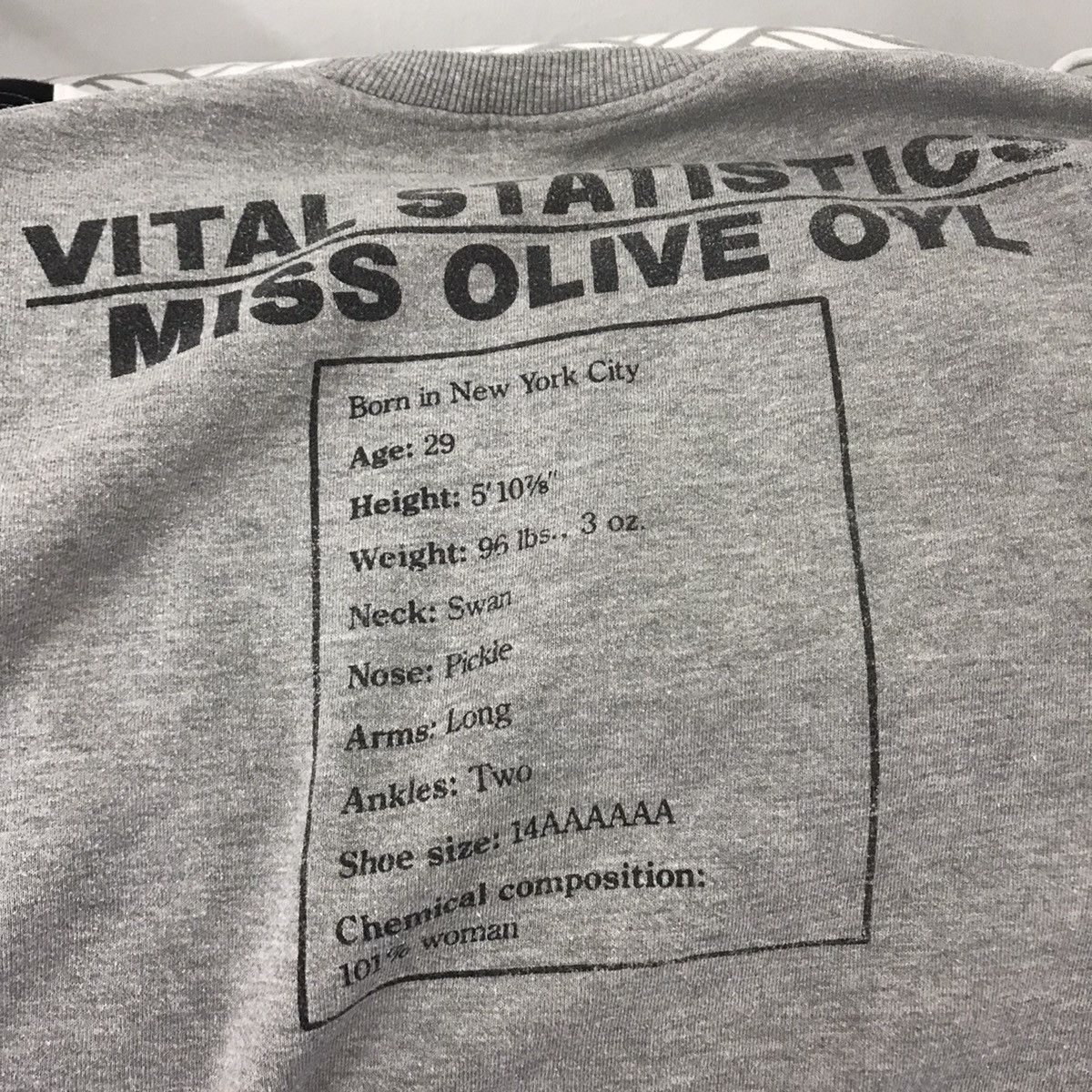 Other Popeye Miss Olive Oyl Sweatshirt Size US L / EU 52-54 / 3 - 3 Thumbnail
