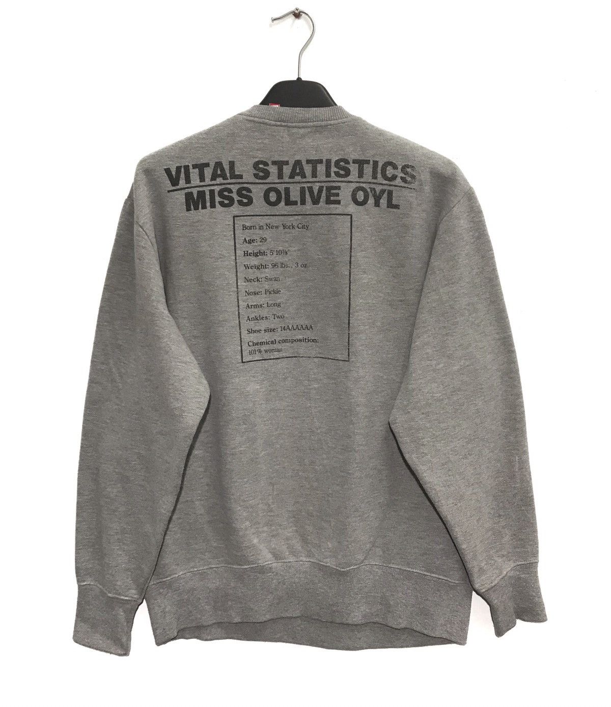 Other Popeye Miss Olive Oyl Sweatshirt Size US L / EU 52-54 / 3 - 2 Thumbnail
