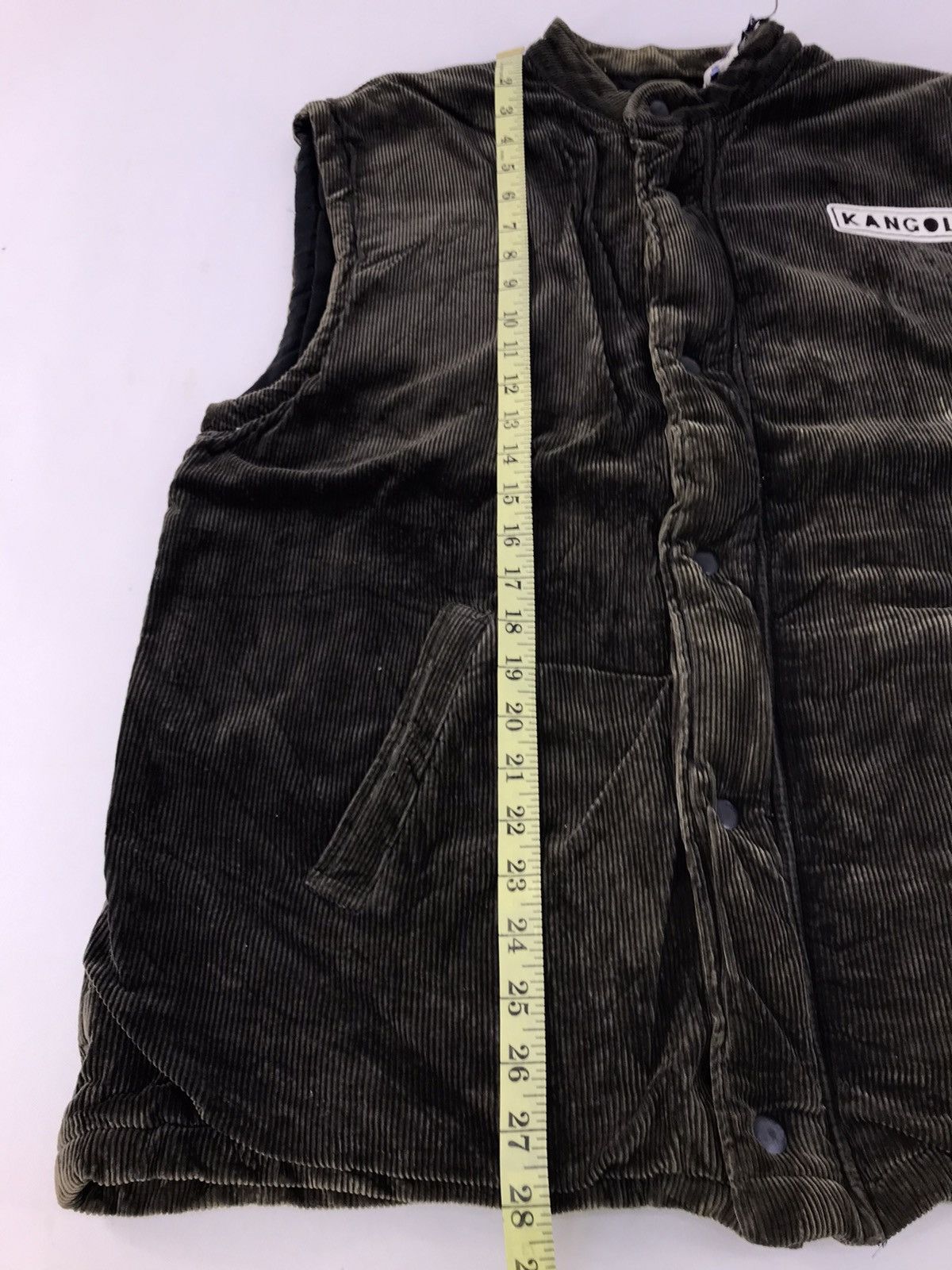 Kangol × Vintage Kangol Corduroy Sleeveless Vest Insulated Embroidery Logo Size US M / EU 48-50 / 2 - 12 Thumbnail