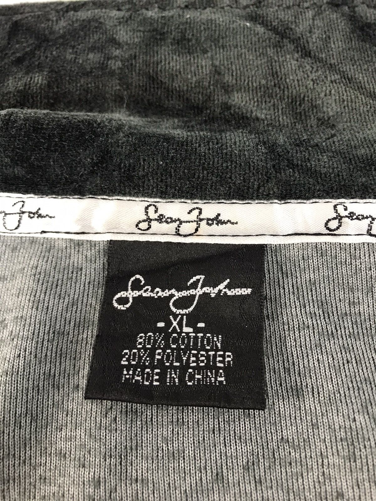 Sean John × Vintage Sean John Velvet Fleece Zip Up Spell Out Embroidery Logo Size US XL / EU 56 / 4 - 7 Thumbnail