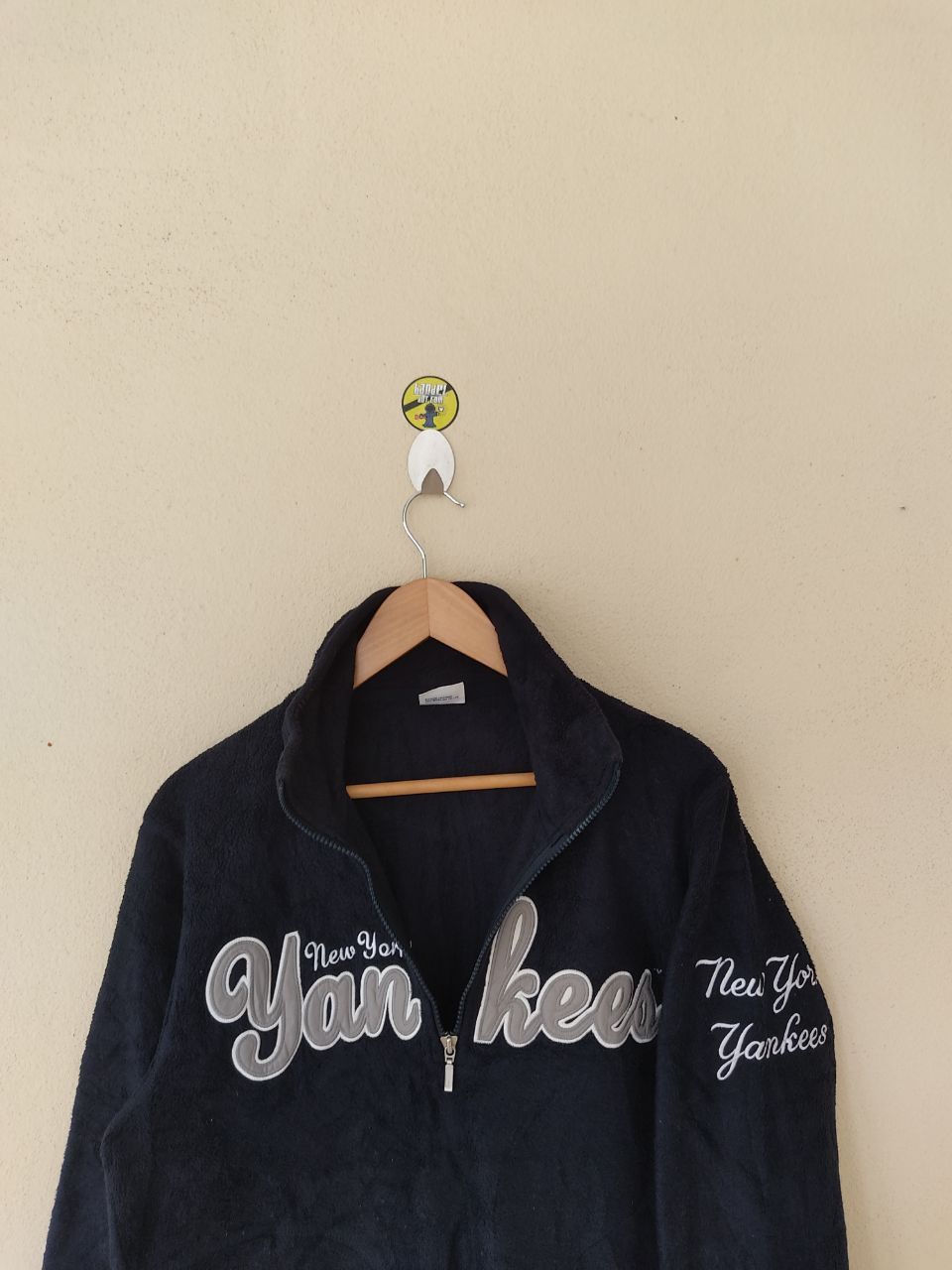 MLB × New York Yankees YANKEES OFFICIAL ANORAK FLEECE SWEATSHIRT Size US L / EU 52-54 / 3 - 3 Thumbnail