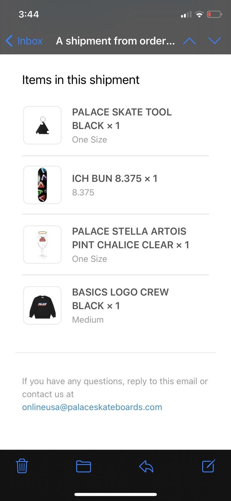 Palace Palace Ich Bun iBun Deck Skateboard Black 8.375 Size ONE SIZE - 8 Thumbnail