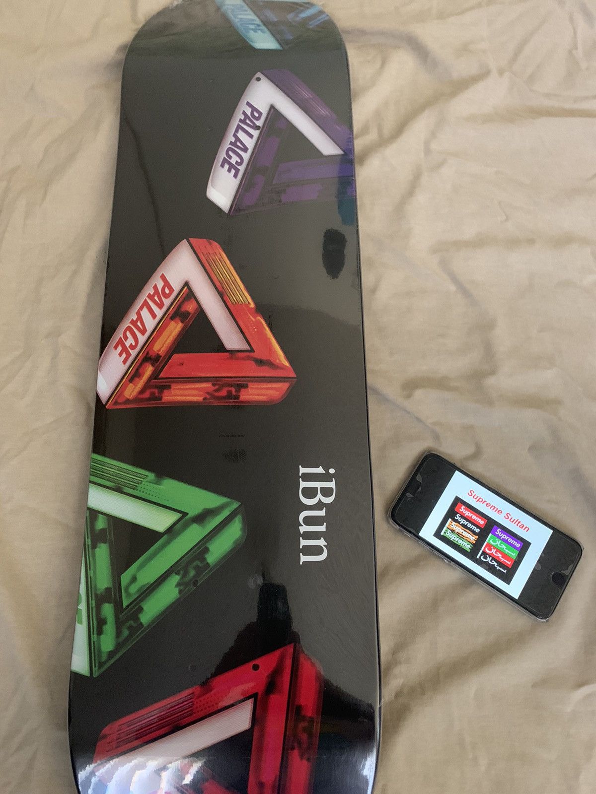 Palace Palace Ich Bun iBun Deck Skateboard Black 8.375 Size ONE SIZE - 5 Thumbnail