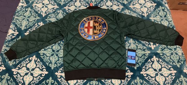 Supreme DSWT Supreme Sequin Patch Quilted Bomber Fuck Em All Small