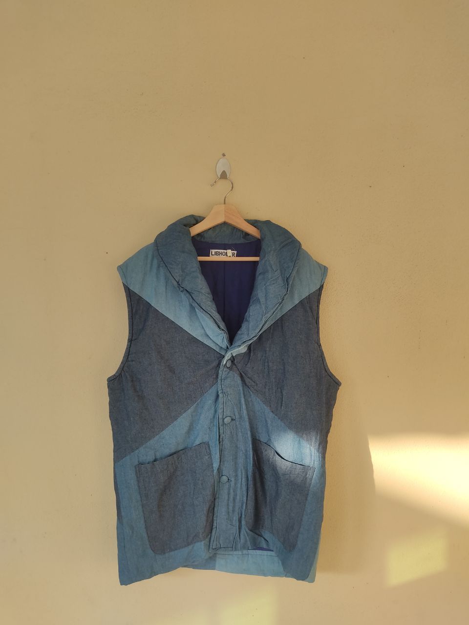Japanese Brand × Vintage Vintage Libhober Denim Vest Size US L / EU 52-54 / 3 - 2 Thumbnail