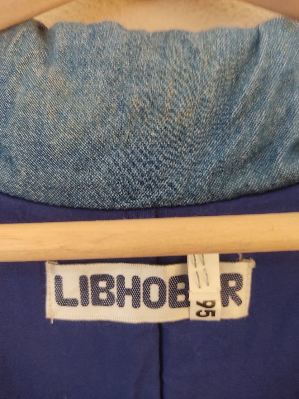 Japanese Brand × Vintage Vintage Libhober Denim Vest Size US L / EU 52-54 / 3 - 7 Thumbnail