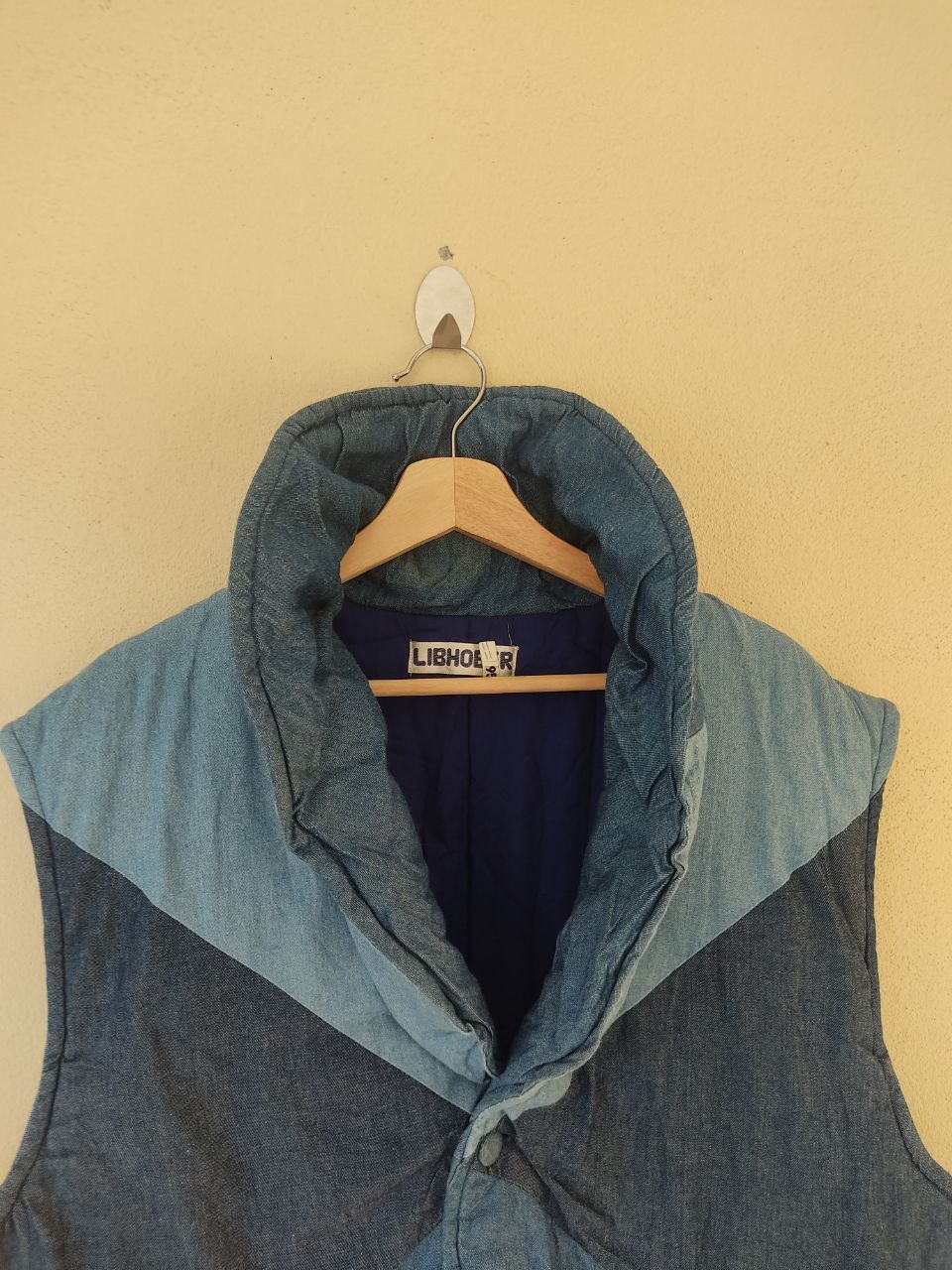 Japanese Brand × Vintage Vintage Libhober Denim Vest Size US L / EU 52-54 / 3 - 4 Thumbnail