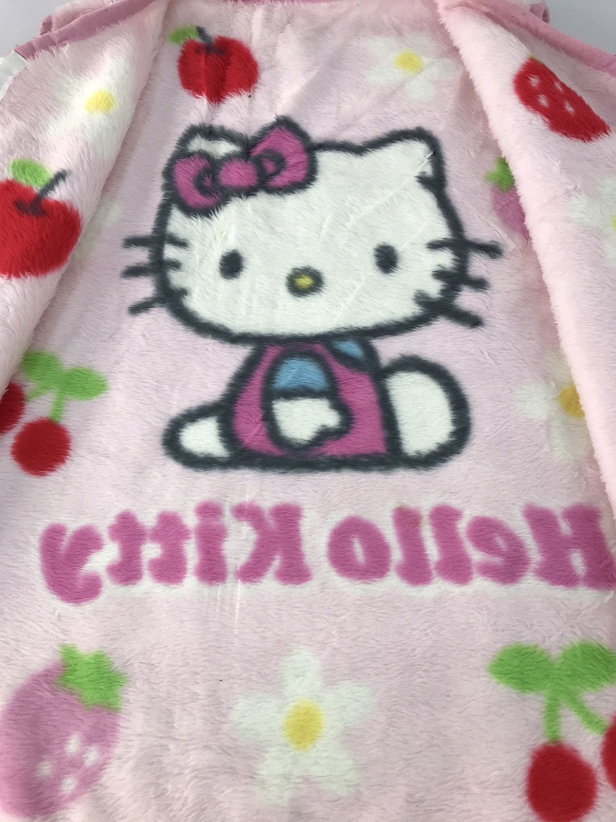 Japanese Brand Sanrio License Hello Kitty Vest Fluffy Fleece Jacket Size M / US 6-8 / IT 42-44 - 5 Thumbnail