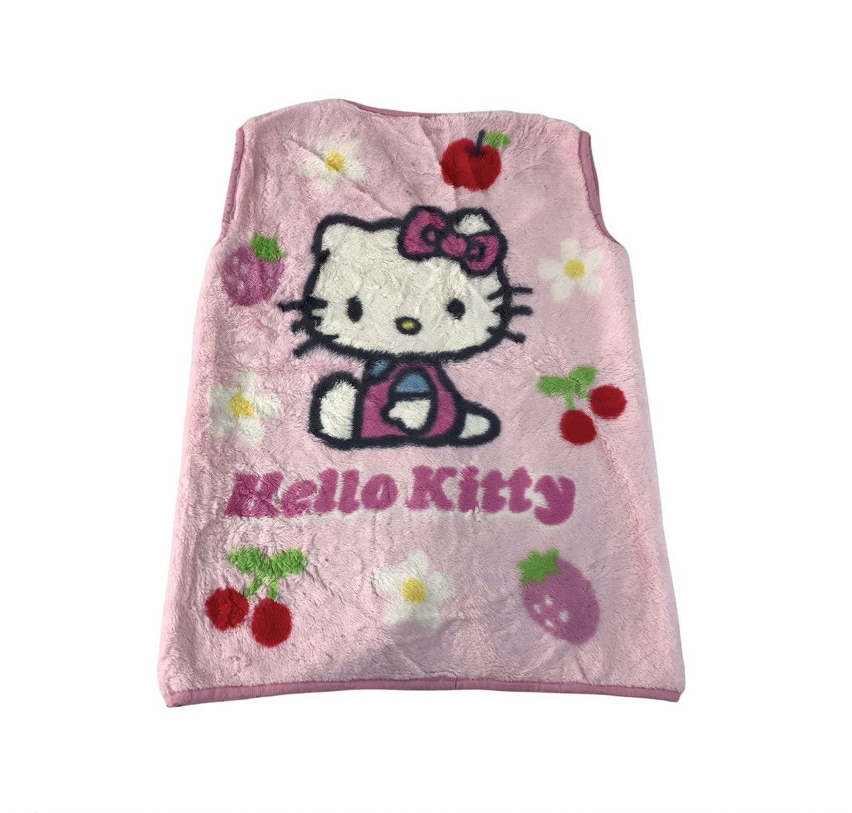 Japanese Brand Sanrio License Hello Kitty Vest Fluffy Fleece Jacket Size M / US 6-8 / IT 42-44 - 2 Thumbnail