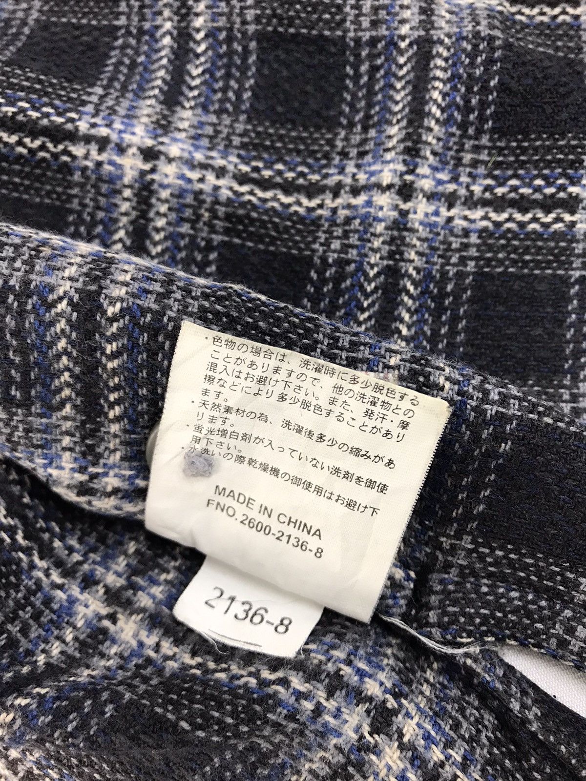 Airwalk × Flannel Airwalk Flannel Shirt Zipper Plaid Checked Double Pocket Size US L / EU 52-54 / 3 - 9 Thumbnail