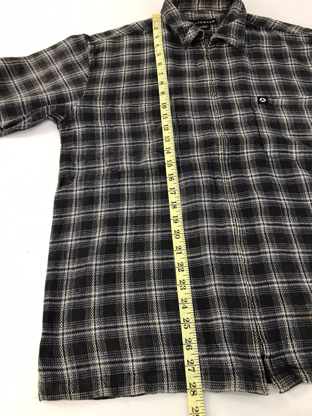 Airwalk × Flannel Airwalk Flannel Shirt Zipper Plaid Checked Double Pocket Size US L / EU 52-54 / 3 - 11 Thumbnail