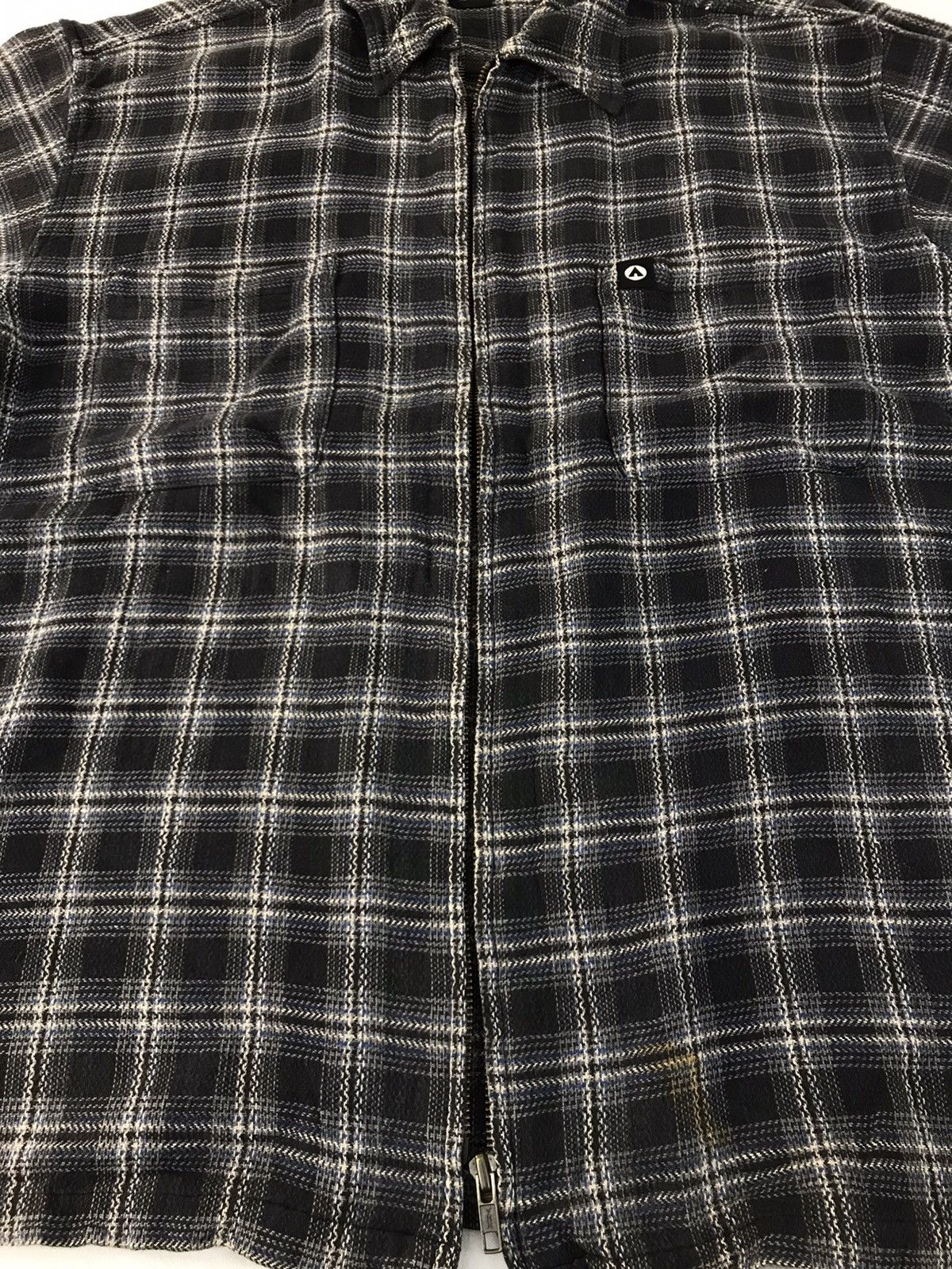 Airwalk × Flannel Airwalk Flannel Shirt Zipper Plaid Checked Double Pocket Size US L / EU 52-54 / 3 - 5 Thumbnail