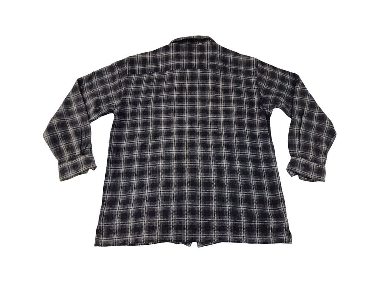 Airwalk × Flannel Airwalk Flannel Shirt Zipper Plaid Checked Double Pocket Size US L / EU 52-54 / 3 - 2 Thumbnail