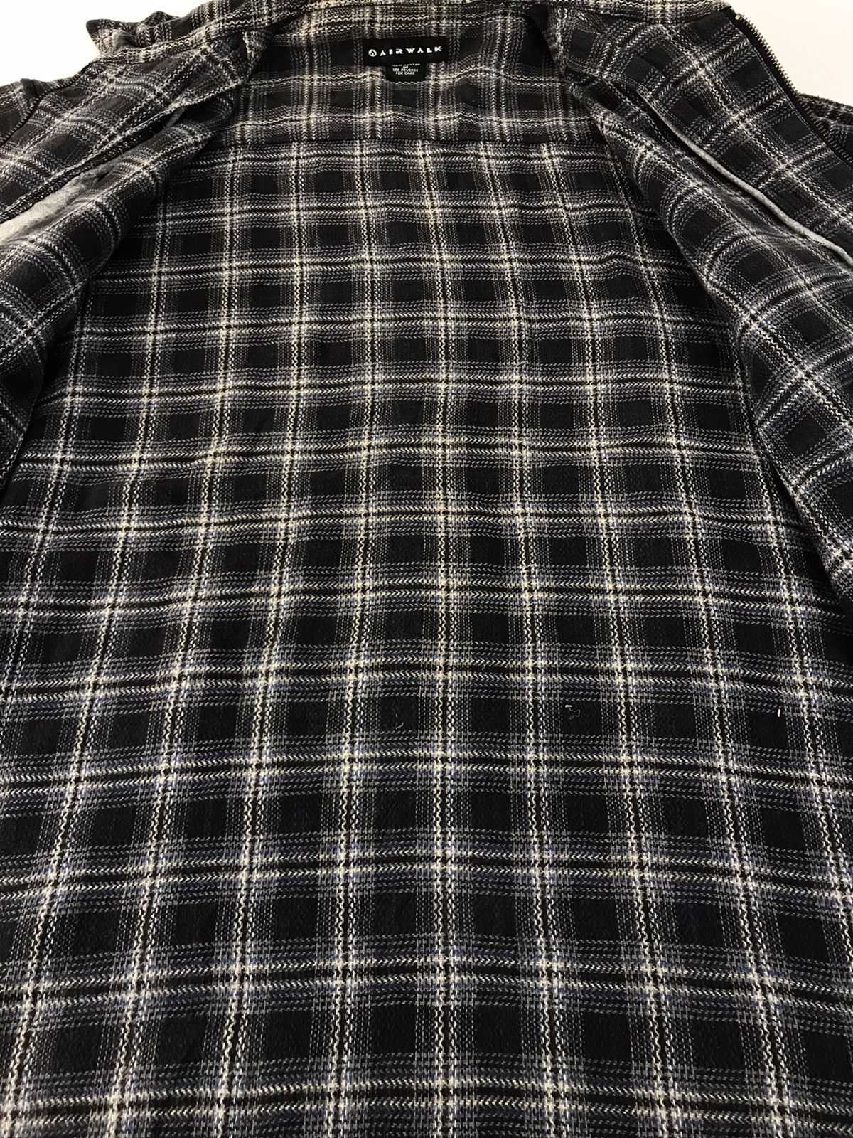 Airwalk × Flannel Airwalk Flannel Shirt Zipper Plaid Checked Double Pocket Size US L / EU 52-54 / 3 - 6 Thumbnail