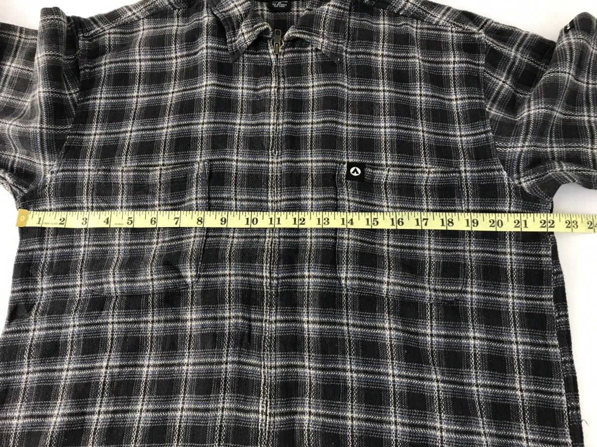 Airwalk × Flannel Airwalk Flannel Shirt Zipper Plaid Checked Double Pocket Size US L / EU 52-54 / 3 - 10 Thumbnail