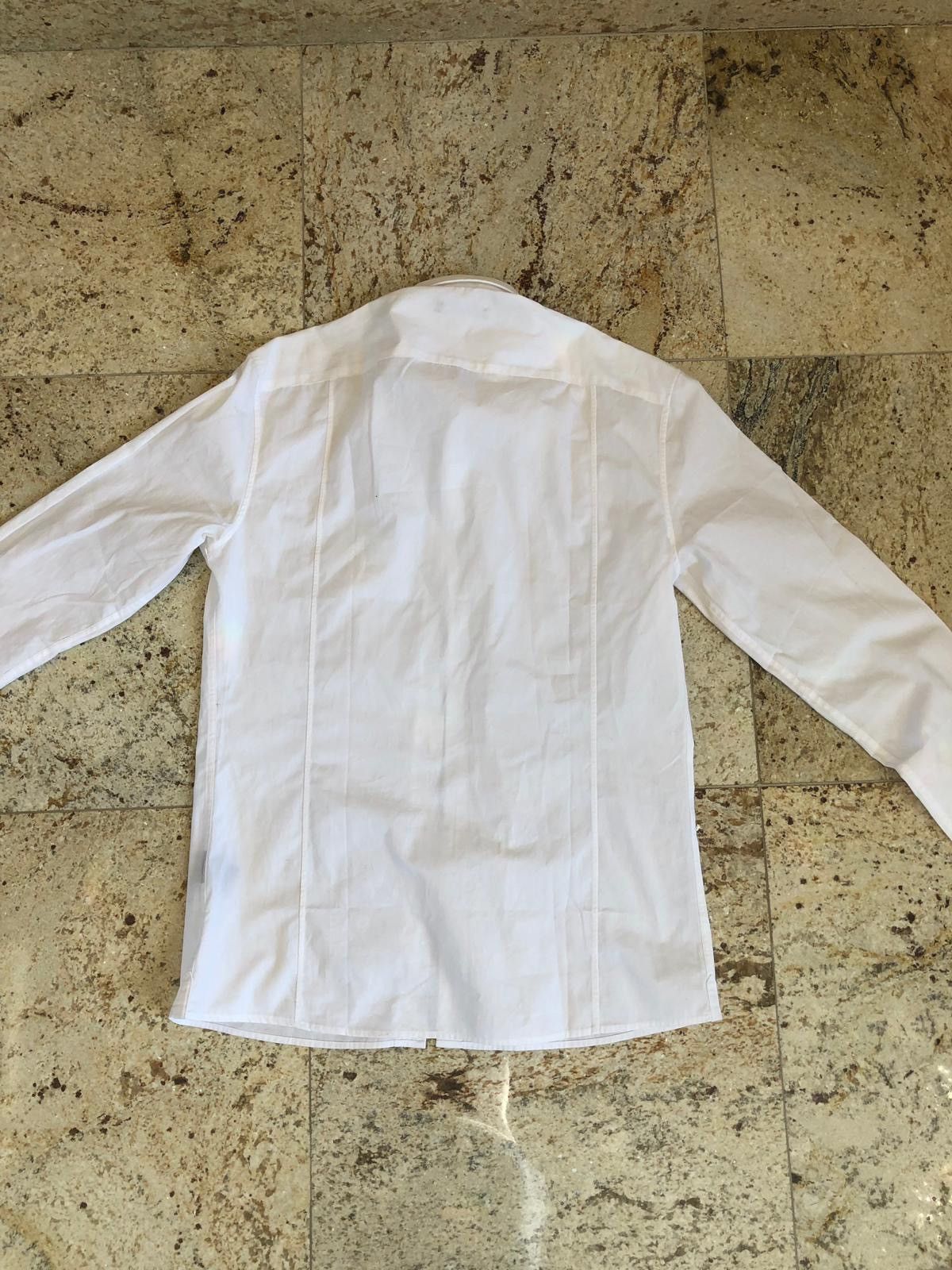 Balmain Dragon Embroidered B Logo Button Up in White Size US M / EU 48-50 / 2 - 8 Thumbnail