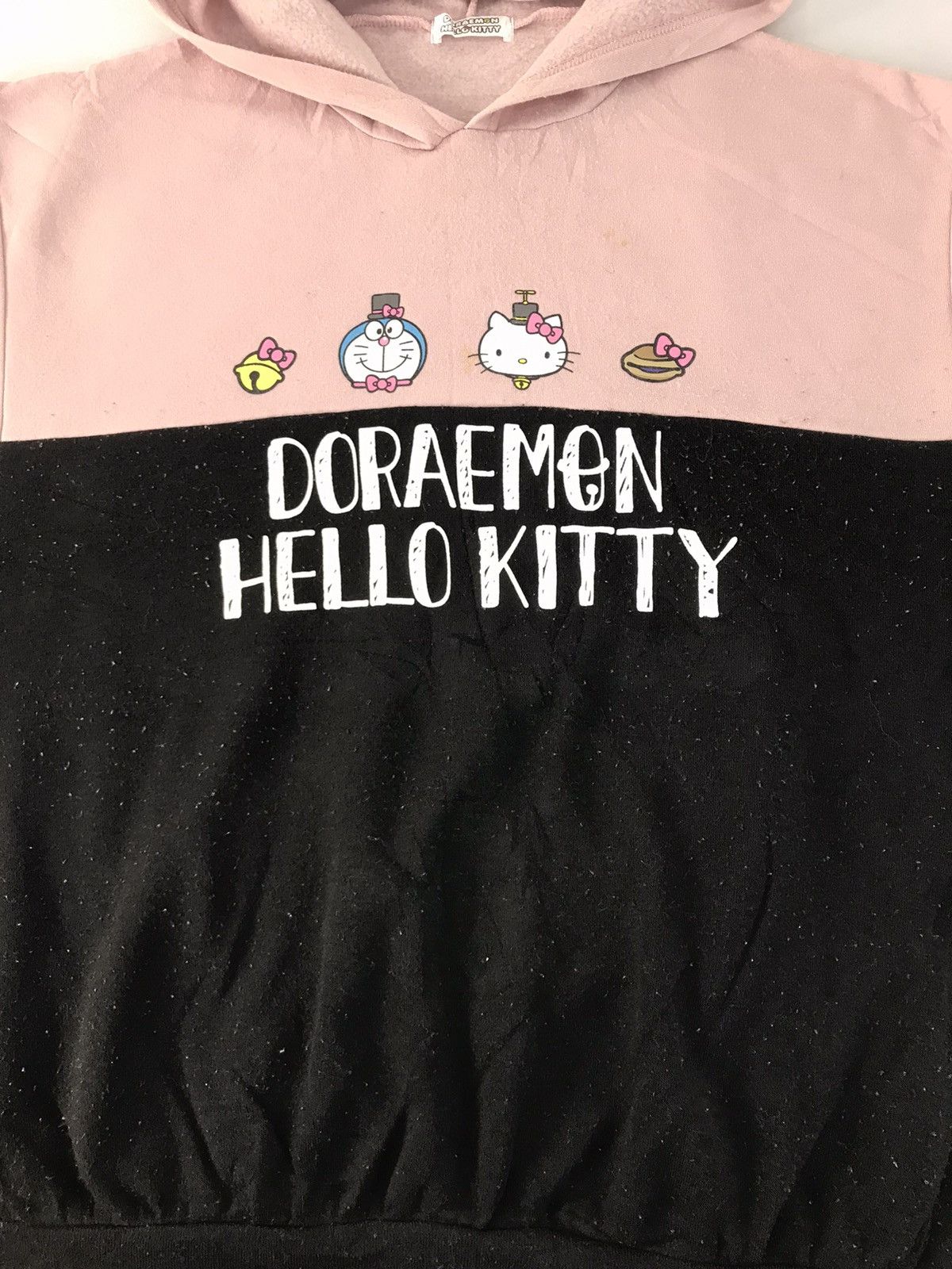 Vintage Doraemon Hello Kitty Character Hoodies Pull Over Spell Out Size XL / US 12-14 / IT 48-50 - 4 Thumbnail