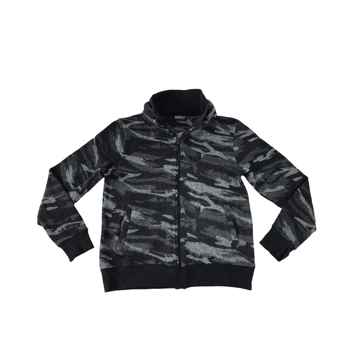 Creation Cube Camo Wool Sweatshirt Zip Up Inspired Designer