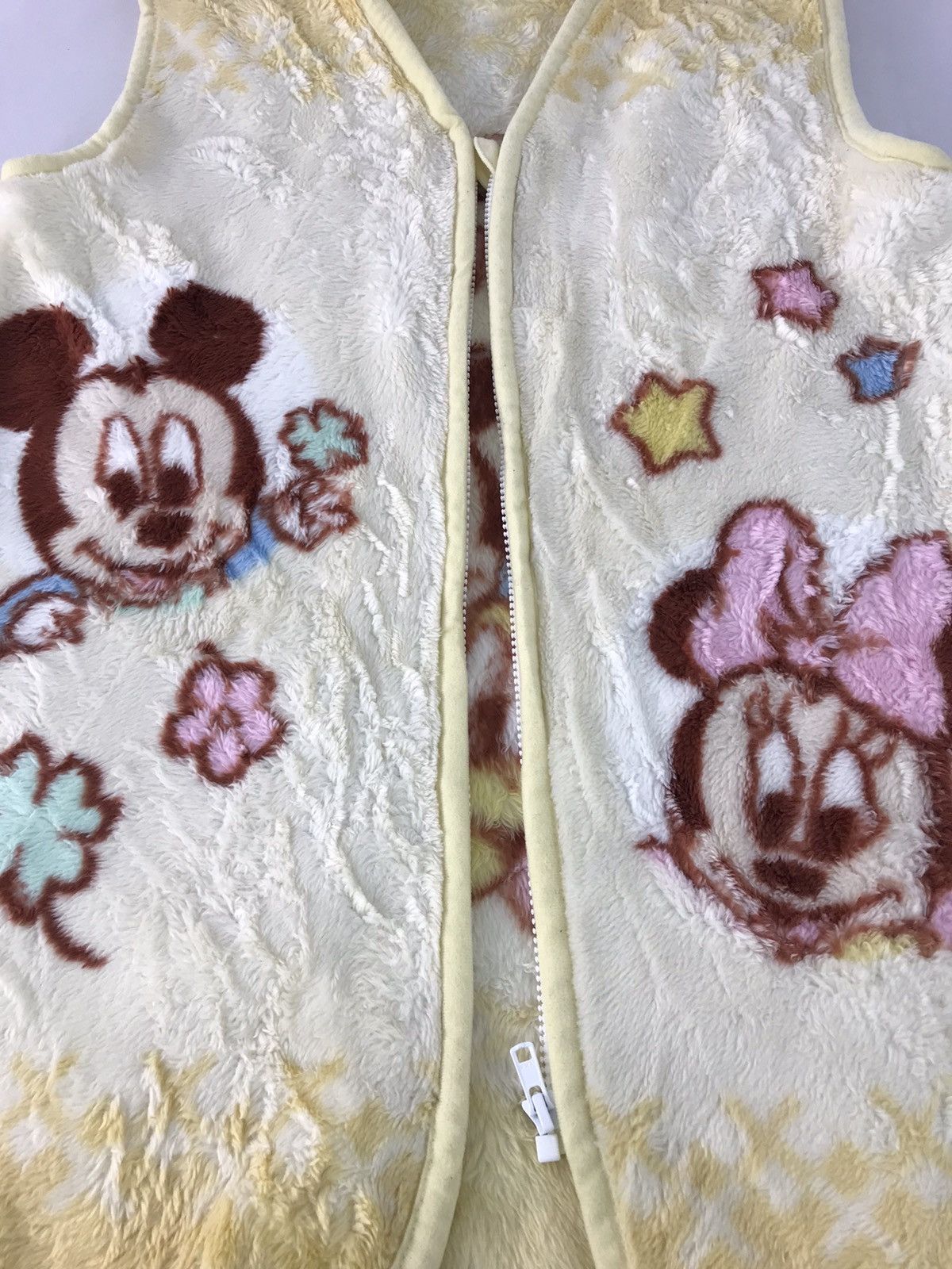 Disney × Mickey Mouse Disney Baby Mickey & Friend Vest Fluffy Fleece Jacket Size M / US 6-8 / IT 42-44 - 4 Thumbnail