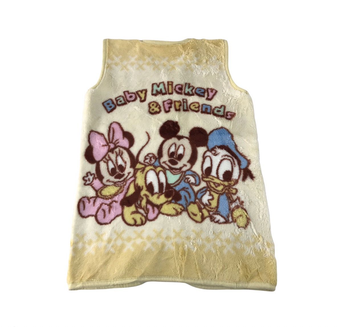Disney × Mickey Mouse Disney Baby Mickey & Friend Vest Fluffy Fleece Jacket Size M / US 6-8 / IT 42-44 - 2 Thumbnail