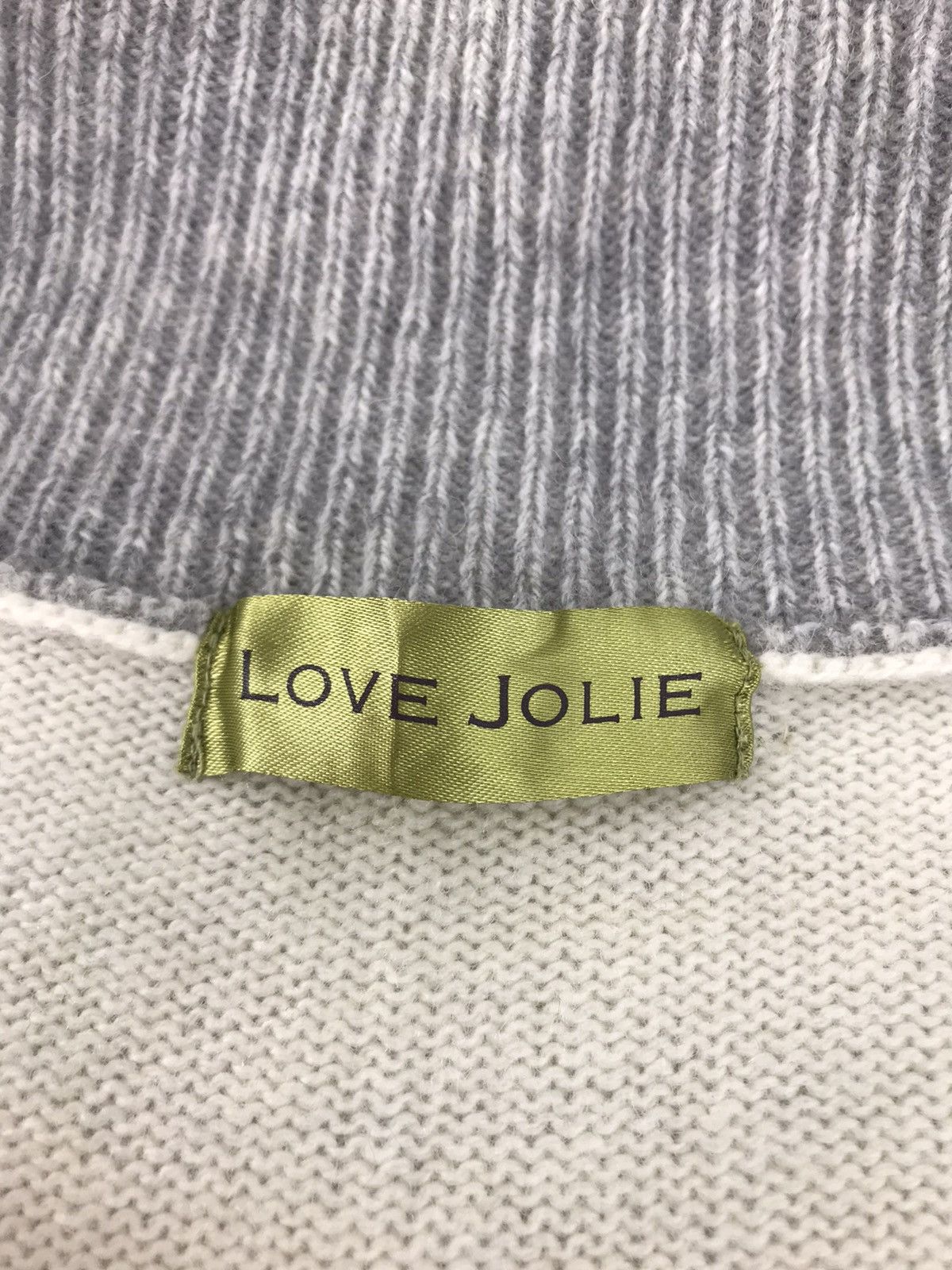 Japanese Brand × Vintage Love Jolie Knitwear Cardigan Shirt Button Down Striped Size S / US 4 / IT 40 - 4 Thumbnail