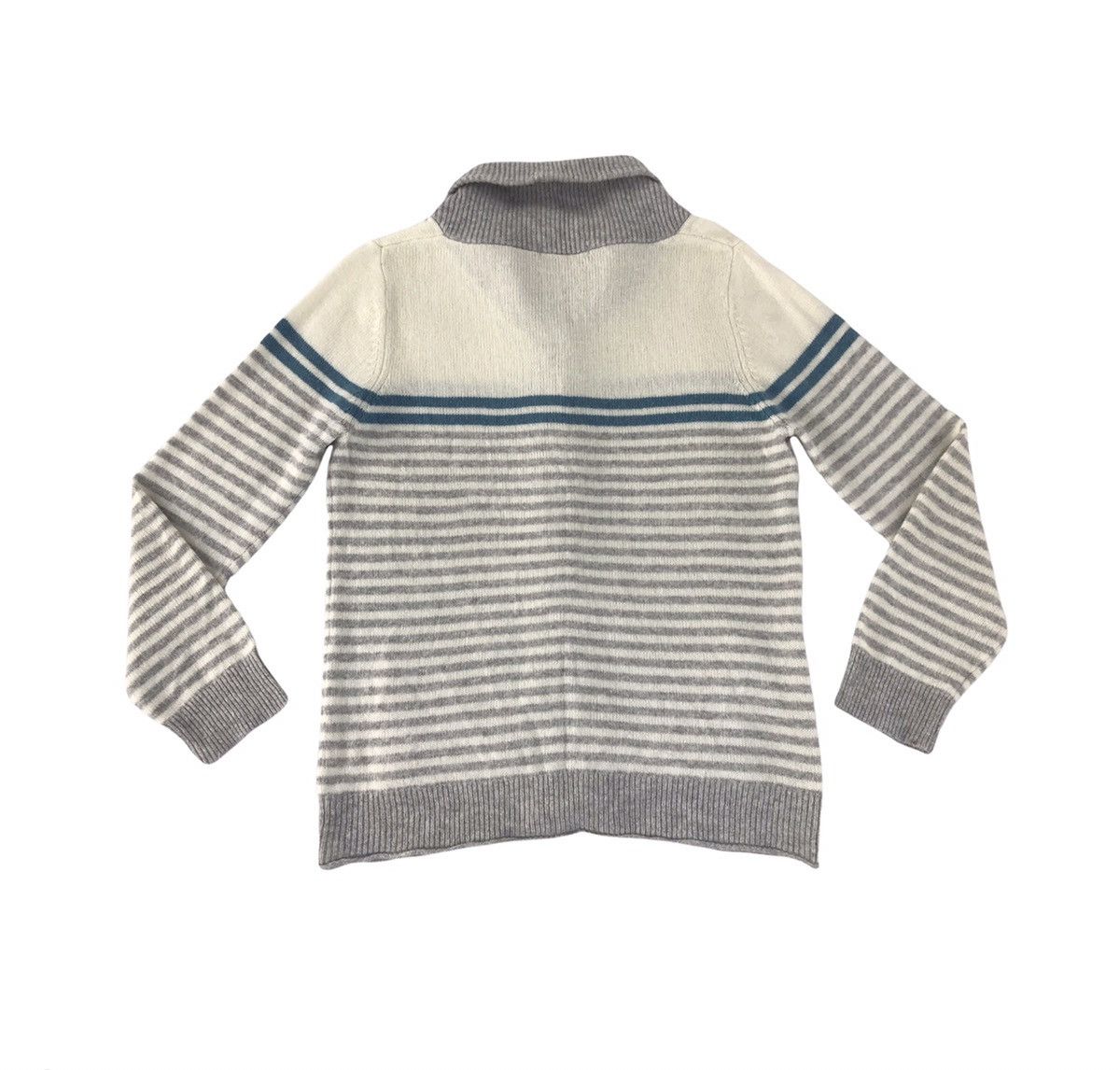 Japanese Brand × Vintage Love Jolie Knitwear Cardigan Shirt Button Down Striped Size S / US 4 / IT 40 - 5 Thumbnail