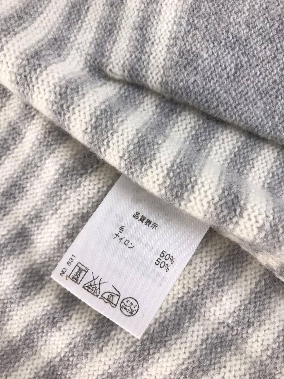 Japanese Brand × Vintage Love Jolie Knitwear Cardigan Shirt Button Down Striped Size S / US 4 / IT 40 - 6 Thumbnail