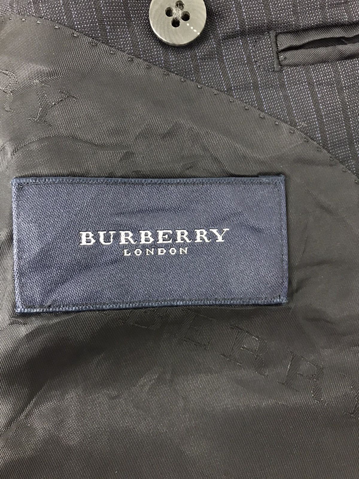 Burberry × Designer Vtg Burberry London Luxury Blazer Coat Jacket Button Style Size 48R - 3 Thumbnail