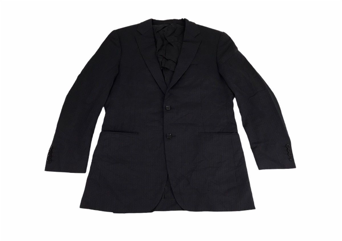 Burberry × Designer Vtg Burberry London Luxury Blazer Coat Jacket Button Style Size 48R - 1 Thumbnail