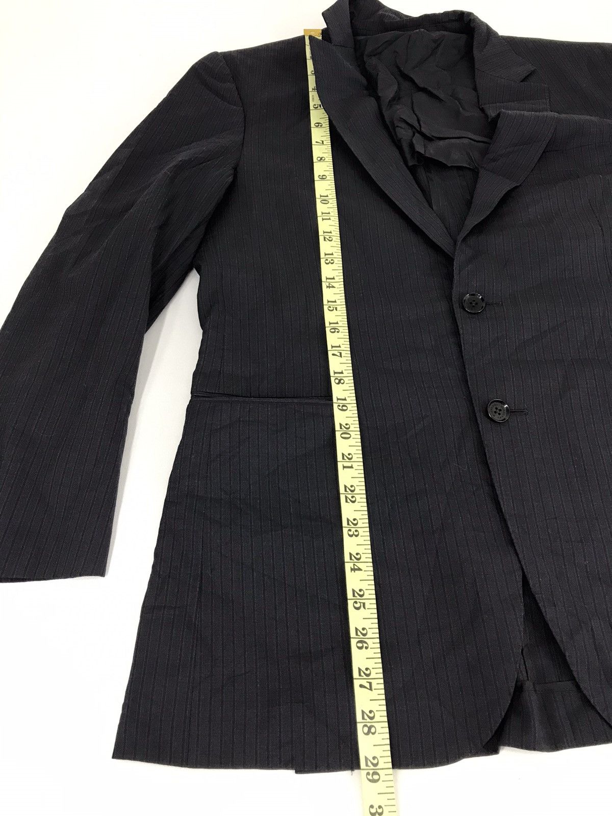 Burberry × Designer Vtg Burberry London Luxury Blazer Coat Jacket Button Style Size 48R - 8 Thumbnail