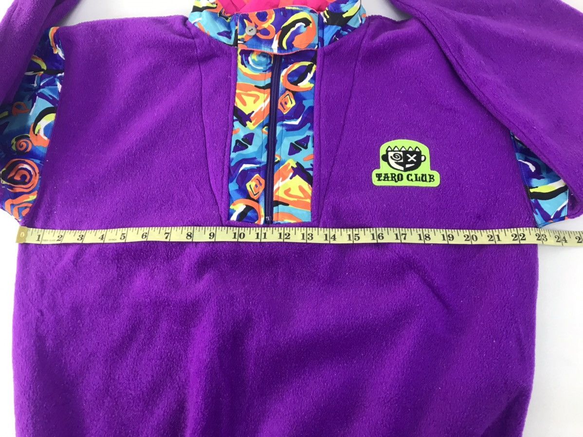 Japanese Brand × Vintage Taro Club Fleece Fluffy Half Zip Multicolour Design Size US L / EU 52-54 / 3 - 6 Thumbnail