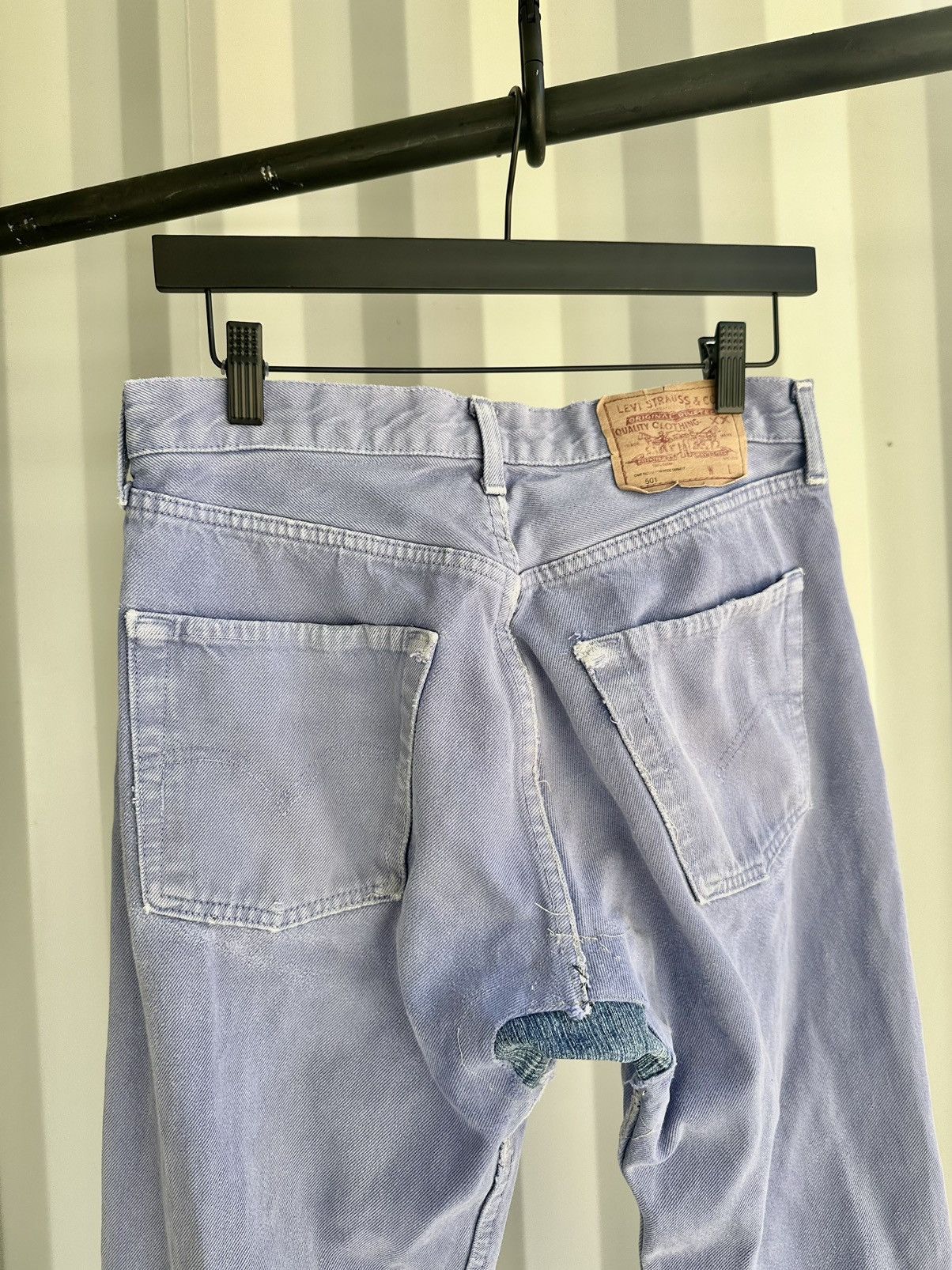 Levi's Vintage Levi’s Released Hem Denim Thrashed Size US 30 / EU 46 - 5 Thumbnail