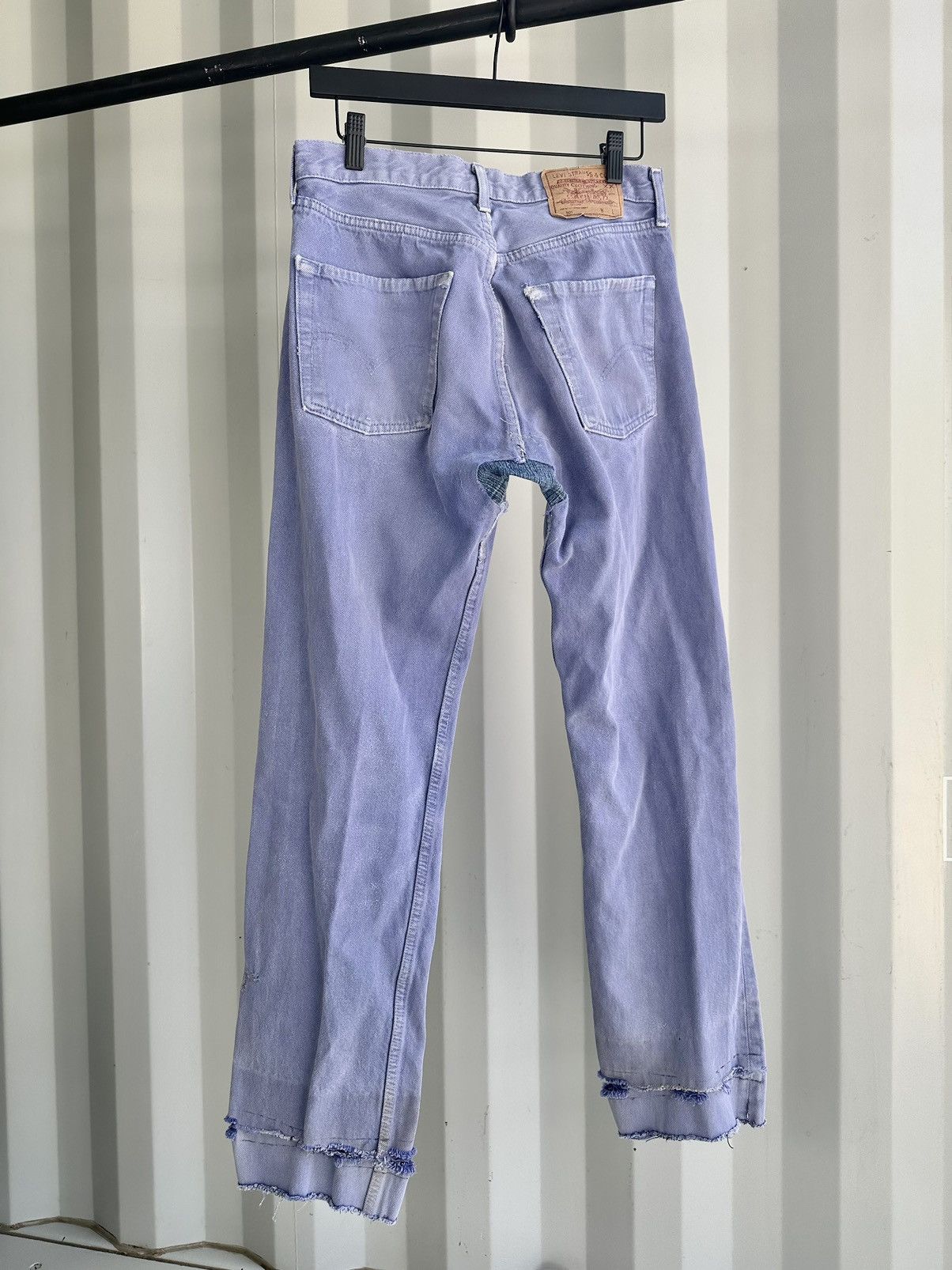 Levi's Vintage Levi’s Released Hem Denim Thrashed Size US 30 / EU 46 - 4 Thumbnail