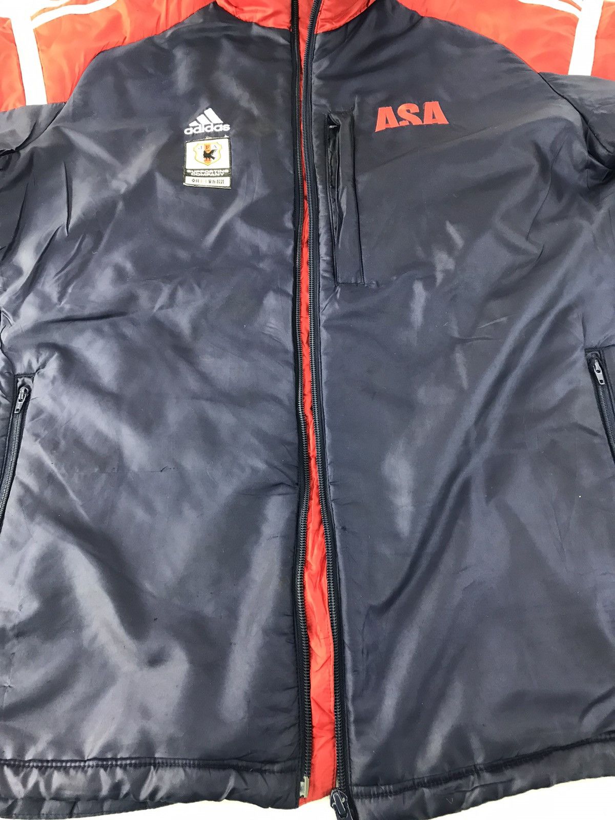 Adidas × Logo Athletic Adidas JFA Japanese National Football Team Puffer Quilted Size US L / EU 52-54 / 3 - 3 Thumbnail